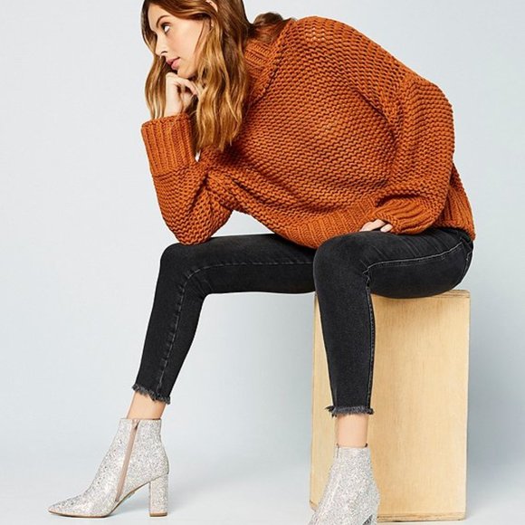 Free People Denim - 1️⃣7️⃣Free People Raw Hem High Rise Cotton Blend Jeans